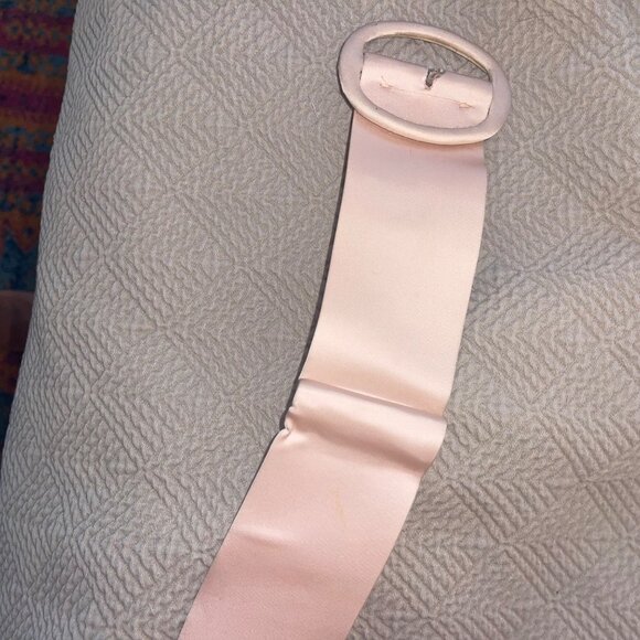 Miss Elliette California Vintage Womens Dress Size Small Pink Chiffon Tiered - Picture 12 of 16